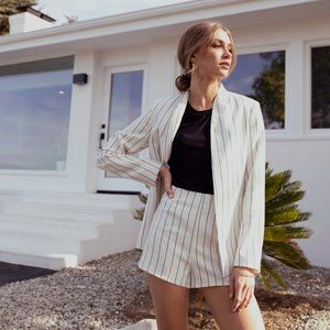 Gentle Fawn blazer short suit set